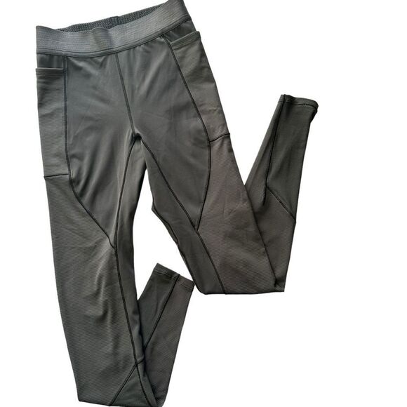 Lululemon Lab Esker Tight high rise pockets charcoal grey women’s size 2 - Picture 2 of 9